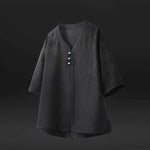 V-neck Thin Satin Shirt