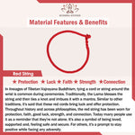 Buddha Stones 925 Sterling Silver Cute Cat Red String Braided Bracelet