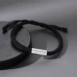 Buddha Stones Seven Deadly Sins Seven Virtues Braided String Bracelet