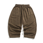Retro Thick Woolen Loose Bloomers