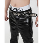 Cyberpunk Motorcycle PU Leather Belt