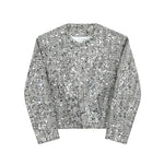 Sequined Stage Loose Short Jacket