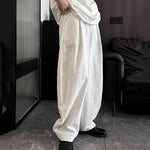 Loose Floor-length Straight Pants