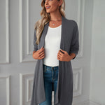 Zeagoo Women's Cable Knit Oversized Dressy Cardigan Jackets Long Sleeve Cardigan Sweaters