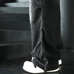 Retro Straight Wide-leg Jeans