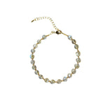 Buddha Stones Natural Moonstone 14K Gold Plated Healing Positive Bracelet