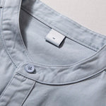 Stand-up Collar Casual Shirt