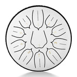 Buddha Stones Steel Tongue Drum Sound Healing Meditation Yoga Lotus Drum Kit 11 Note 6 Inch