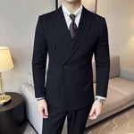 Double-breasted Casual Suit Jacket