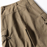 Large Pocket Cropped Casual Pants