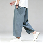 Drop-crotch Loose Lantern Harem Pants