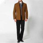 Stand Collar Slim Coat