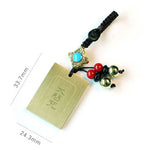 Buddha Stones Feng Shui Yin Yang Bagua Wenchang Pen Pagoda Prayer Wheel Keychain