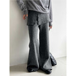 Two-piece Flared Casual Pants