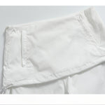 Fake Two-piece Slim Wide-leg Culottes Casual Pants