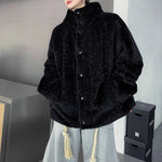 Christmas Red Hooded Lambswool Eco-friendly Faux Fur Coat