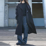 Black Knee-length Trench Coat