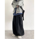 Large Pocket Casual Loose Trousers