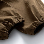 Japanese Loose Multi-pocket Straight-leg Cuffed Cargo Pants