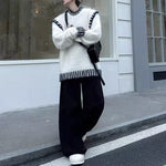 Pink Mink Cashmere Loose Knit Sweater