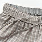 Womenâ€™s Plaid Anti-wrinkle Curved Trousers