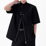 Zipped Casual Shirt