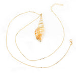 Buddha Stones Natural Shankha Conch Shell Seashell Lucky Necklace Pendant