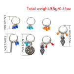 Buddha Stones Antique Leaf Coins Beads Barrette Hair Pins Decoration