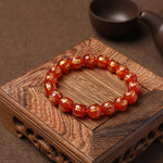 FREE Today: Open The Mind Tibet White Crystal Black Onyx Om Mani Padme Hum Meditation Bracelet