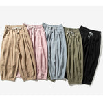 Straight-leg Casual Retro Lantern Pants