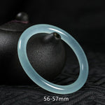 Buddha Stones Natural Jade Healing Blessing Bangle Bracelet