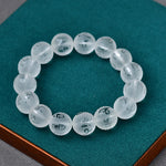FREE Today: Open The Mind Tibet White Crystal Black Onyx Om Mani Padme Hum Meditation Bracelet