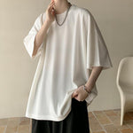 Summer Simple Solid Color Cotton T-shirt