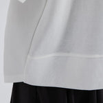 Womenâ€˜s Crew Neck Loose Irregular Hem T-shirt