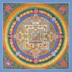 Buddha Stones Tibetan Thangka Painting Blessing Handmade Decoration