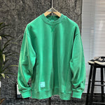 Crew Neck Loose Drop Shoulder Sweatshirt
