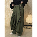 Women's Boho Flowy Draped Loose Harem Pants