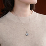 Buddha Stones 925 Sterling Silver Om Mani Padme Hum Lazurite Love Peace Necklace Pendant