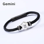 Buddha Stones 999 Sterling Silver 12 Constellations of the Zodiac Protection Handmade String Bracelet (Extra 35% Off | USE CODE: FS35)