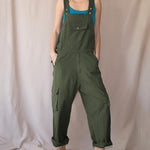 Zeagoo Women's Button Strap Long Casual Romper Jumpsuit Pocket Playsuit