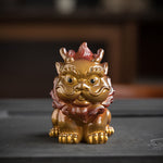 Buddha Stones Color Changing Small PiXiu Resin Tea Pet Wealth Home Figurine Decoration