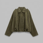 Renna Suede Bomber Jacket