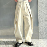 Three-dimensional Tailoring Stitching Wide-leg Jeans