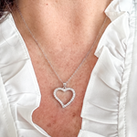 Silvia Dainty Heart Necklace