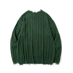Torn-edge Twist Sweater