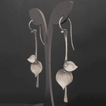 Silver Leaf Vintage Earrings
