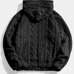 Geometry Jacquard Teddy Hoodie & Jogger Pants