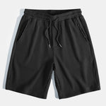 3 Pieces Drawstring Knitted Waffle Shorts