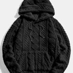 Geometry Jacquard Teddy Hoodie & Jogger Pants