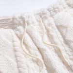 Geometry Jacquard Teddy Hoodie & Jogger Pants